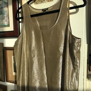 Ann Taylor metallic shell